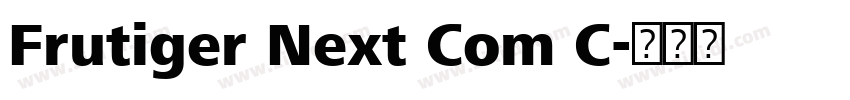 Frutiger Next Com C字体转换